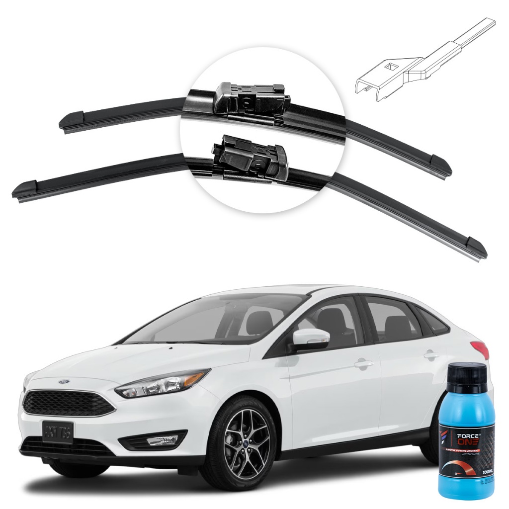 Palheta Limpador de Parabrisa Ford Focus Sedan II ano 14 a 19 Especifica em Oferta na Shopee