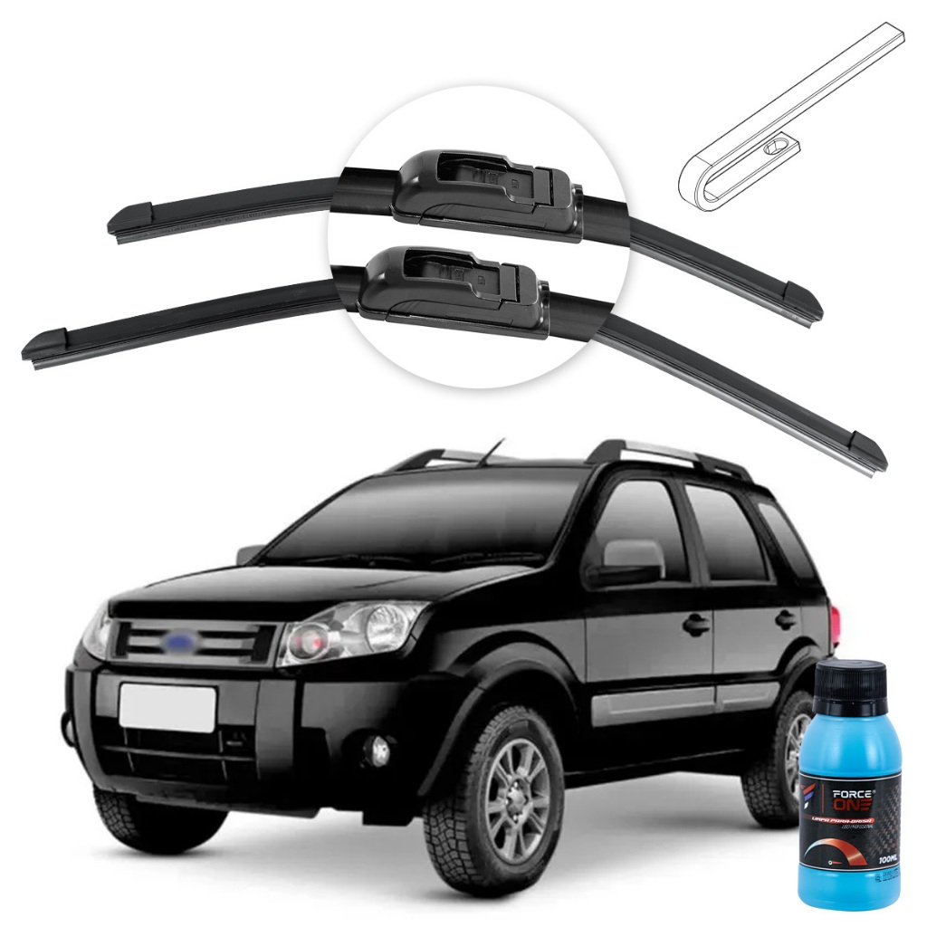 Palheta Limpador de Parabrisa Ford EcoSport ano 05 a 12 Universal