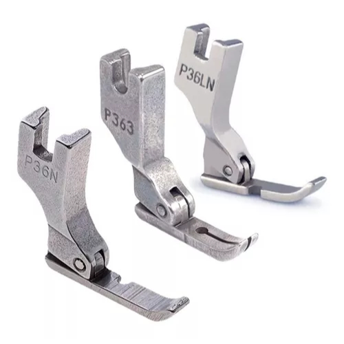 Kit 3 Calcador Pregar Zíper Maquina Reta Industrial - Zíper Central, Zíper Direito, Zíper Esquerdo