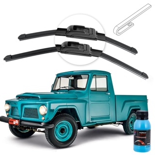 Palheta Limpador de Parabrisa Ford Jeep Wilys ano 59 a 83 Universal em Oferta na Shopee