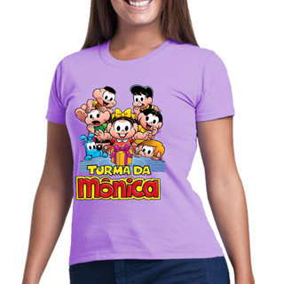 Camiseta adulto e infantil Turma Da Mônica