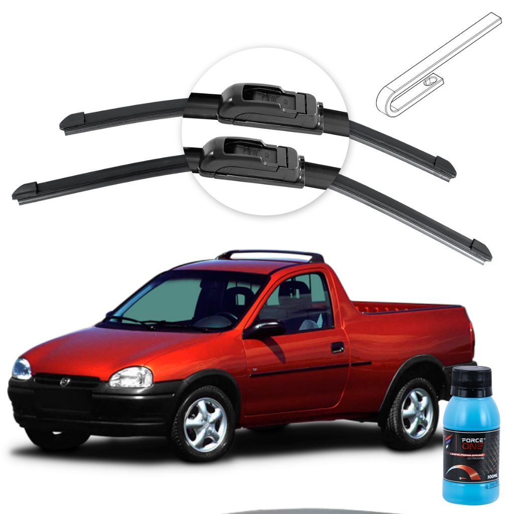 Palheta Limpador de Parabrisa Chevrolet Corsa Pickup ano 95 a 03 Universal em Oferta na Shopee