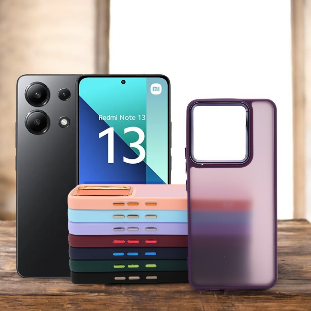 Capa Protetora Fosca Borda Colorida para NOTE 13 4G