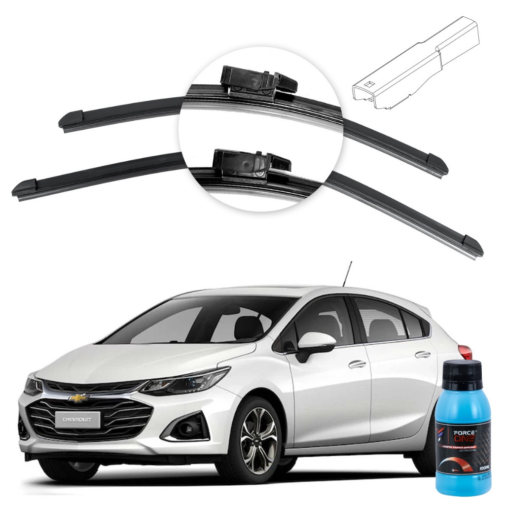 Palheta Limpador de Parabrisa Chevrolet Cruze Sport ano 16 a 2024 em Oferta na Shopee