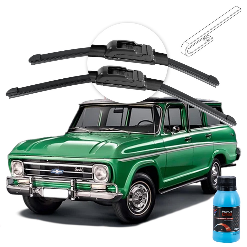 Palheta Limpador de Parabrisa Chevrolet Veraneio ano 64 a 88 Universal em Oferta na Shopee
