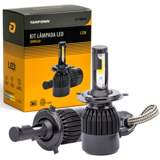 Kit Lampada Super Led Cyber 6000k H4 6400 Lumens 36w Tarponn em Oferta na Shopee