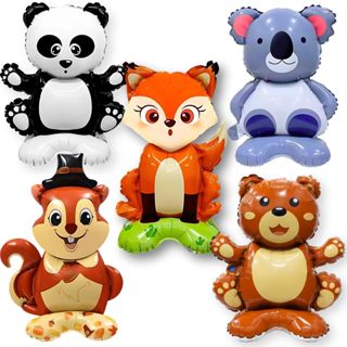 Kit 5 Balão Bosque Encantado Metalizado Base Centro Mesa em Oferta na Shopee