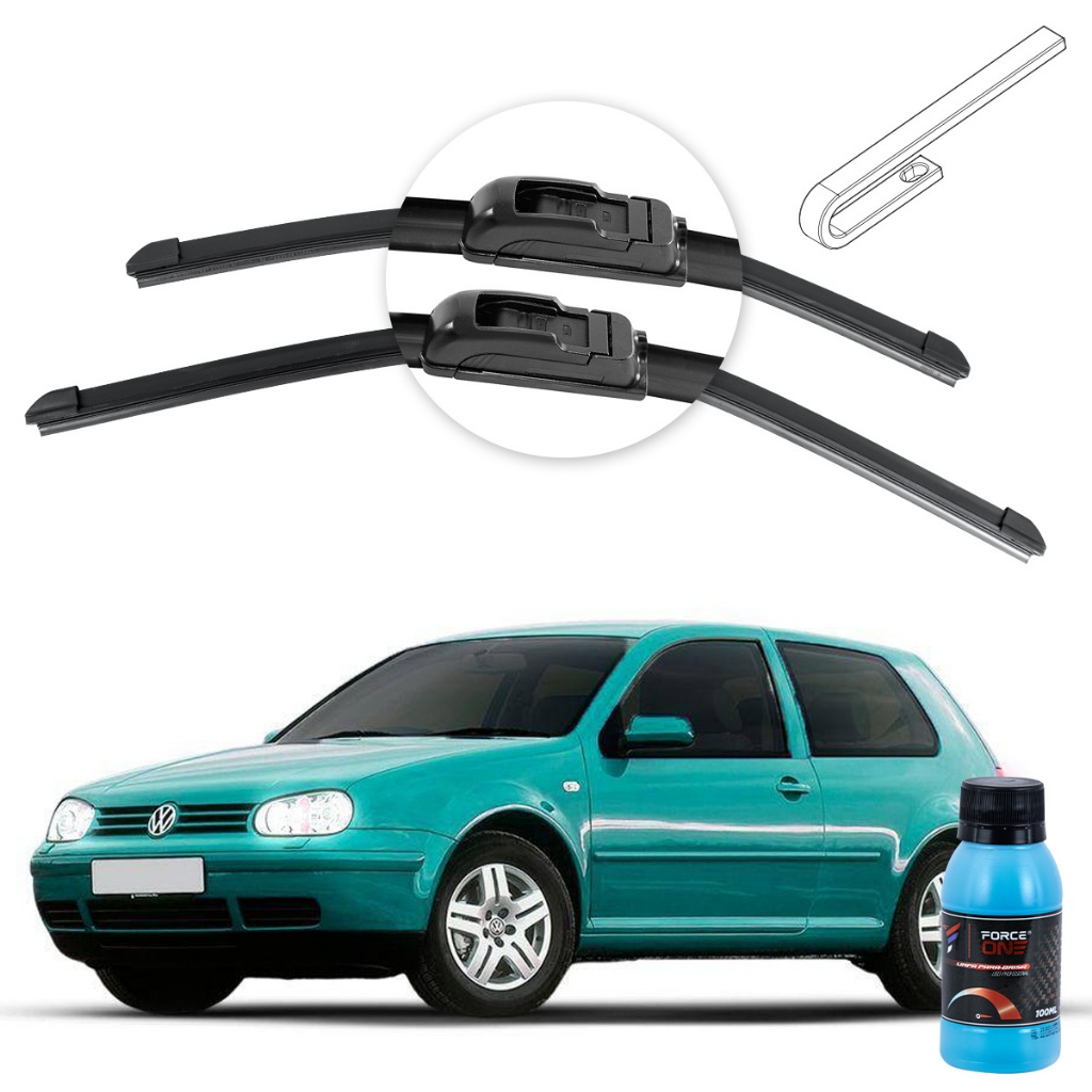 Palheta Limpador de Parabrisa Volkswagen Golf G4 ano 99 a 06 Universal em Oferta na Shopee