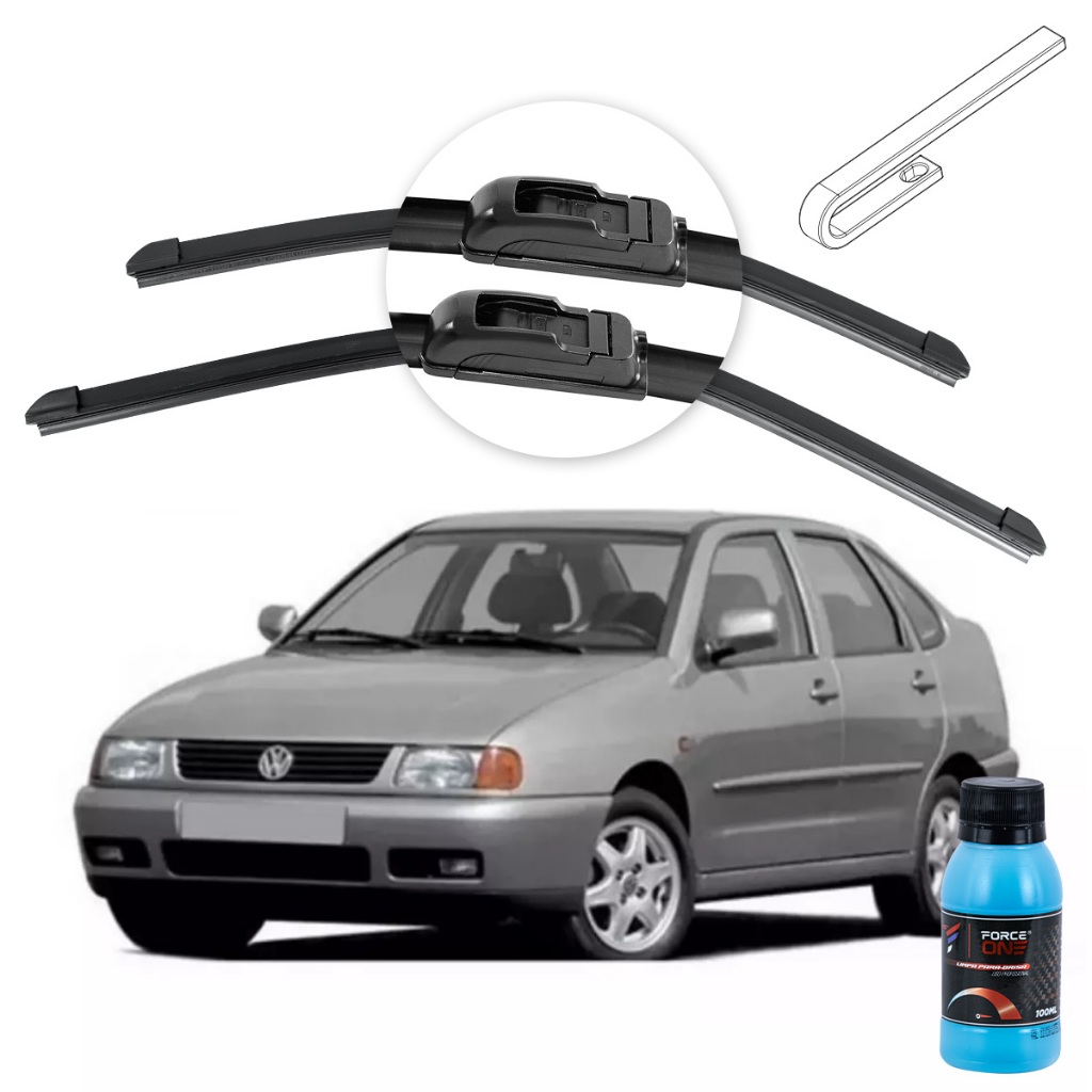 Palheta Limpador de Parabrisa Volkswagen Polo G3 Classic ano 97 a 00 Universal em Oferta na Shopee