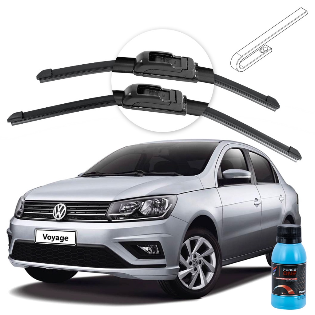 Palheta Limpador de Parabrisa Volkswagen Voyage G5 ano 17 a 2024 em Oferta na Shopee