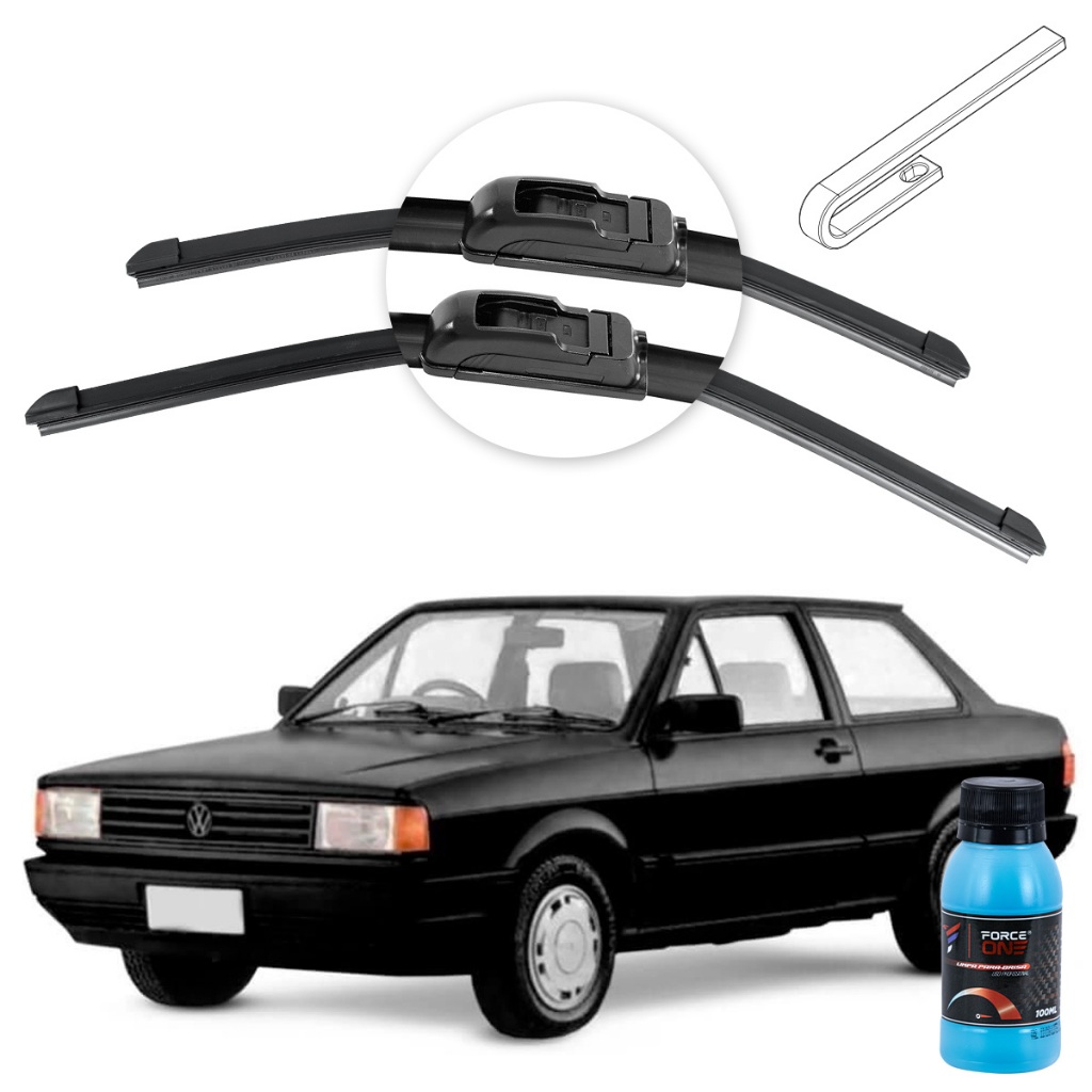 Palheta Limpador de Parabrisa Volkswagen Voyage G1 ano 81 a 95 Universal em Oferta na Shopee