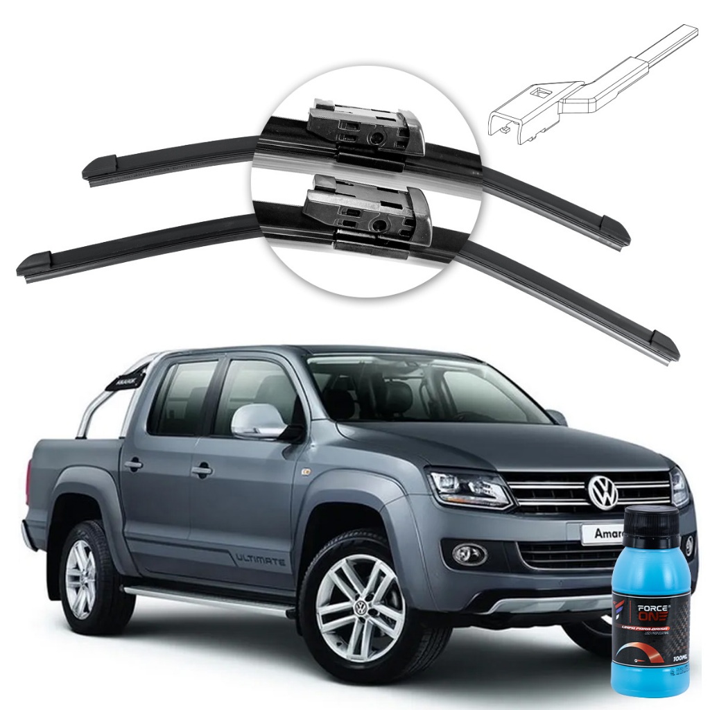Palheta Limpador de Parabrisa Volkswagen Amarok ano 13 a 2024 em Oferta na Shopee