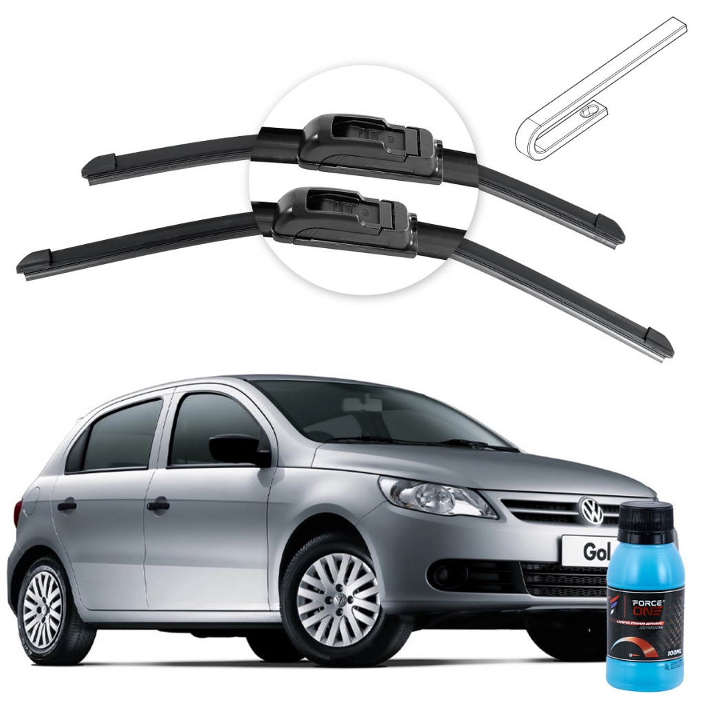 Palheta Limpador de Parabrisa Volkswagen Gol G5 ano 08 a 12 Universal em Oferta na Shopee