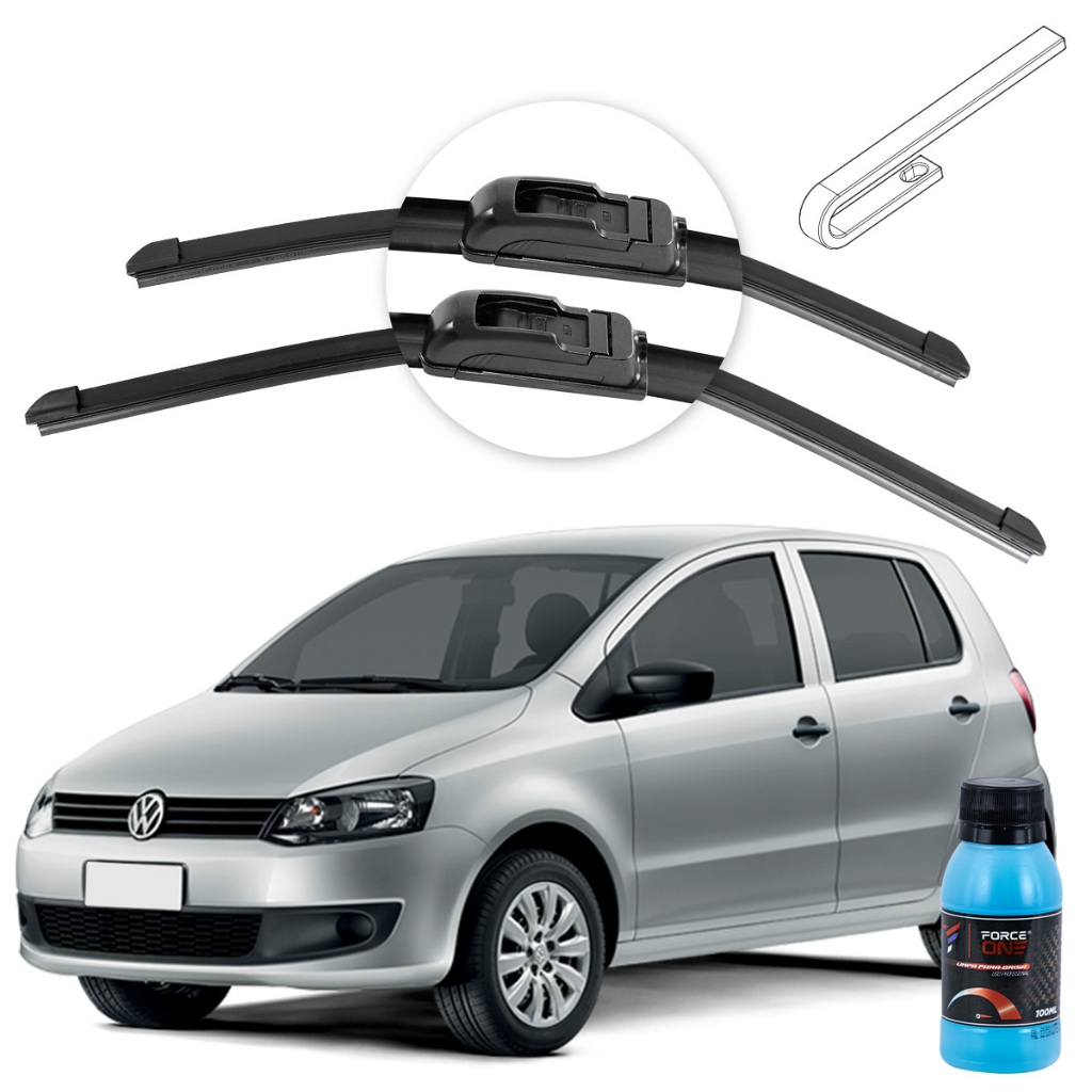 Palheta Limpador de Parabrisa Volkswagen Fox ano 10 a 12 Universal