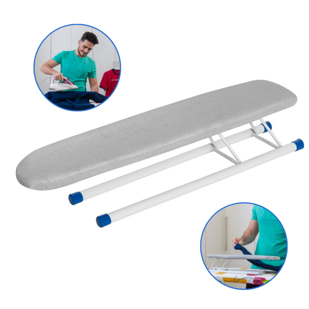 Tabua de Passar Manga Portátil Resistente Leve Branca