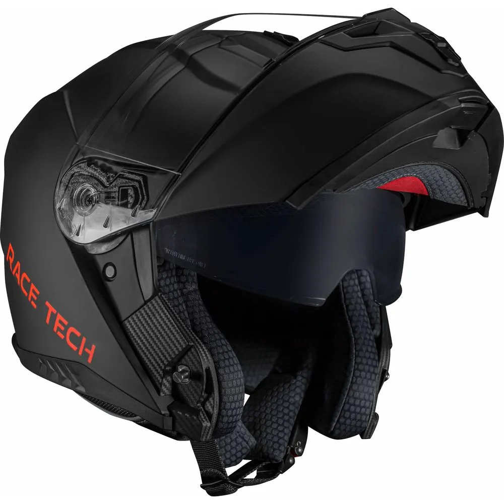 Capacete Race Tech Signal - Preto Fosco Escamoteável C/ Óculos