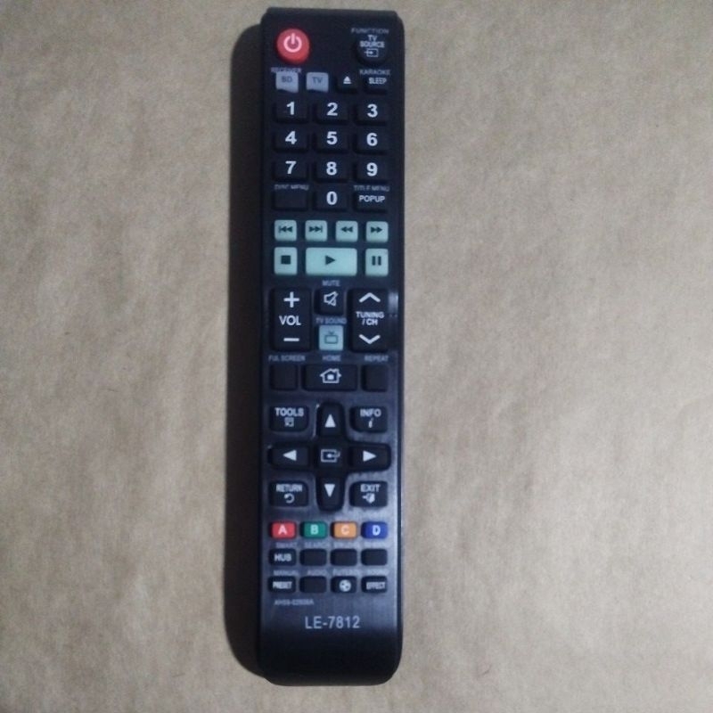 Controle Remoto Home Theater Samsung Blu Ray 7812