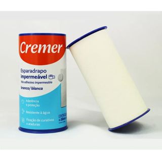 Esparadrapo CREMER Impermeável 10cmx4,5m  kit com 3 unidades em Oferta na Shopee