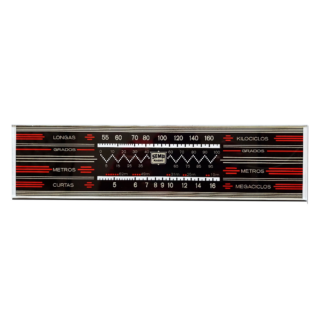 Dial Rádio Semp Ac-51c: Antigo(fabricação Nova)