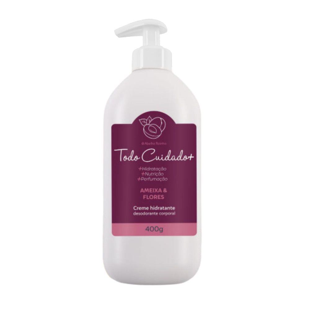 Hidratante Corporal Ameixa e Flores 400g Todo Cuidado+ — R$ 31,99 em Shopee, 42% OFF