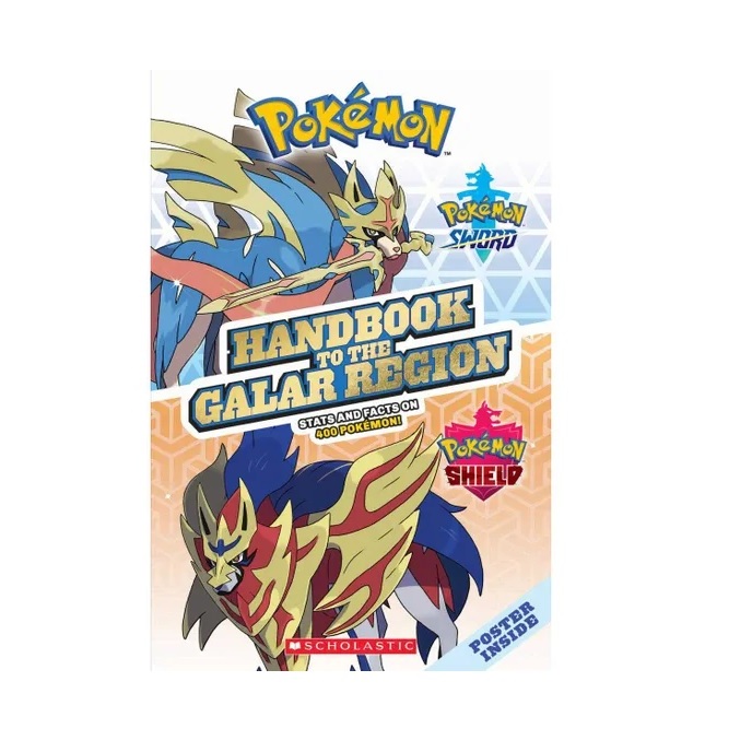 Livro - Pokémon: Handbook to The Galar Region - Sword / Shield (Novo - Lacrado) Inglês