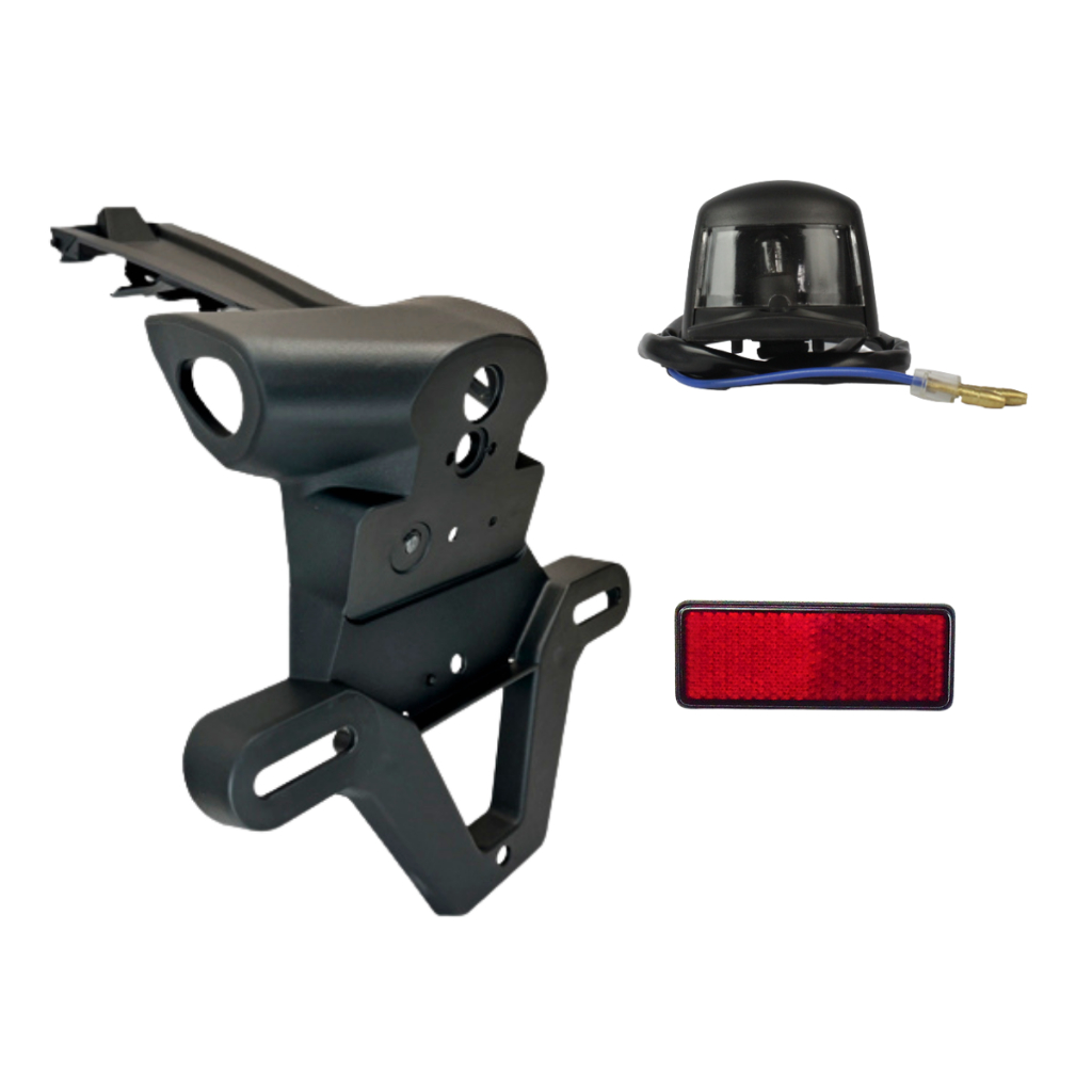 Suporte Placa Lanterna Placa Refletor Olho de Gato Fz25 Fazer 250 2018 A 2024