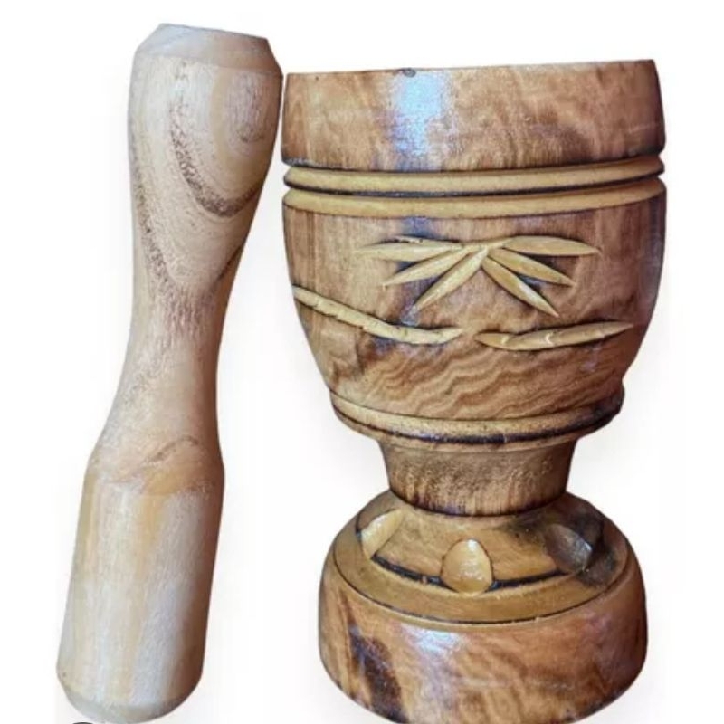PILÃO GRANDE DE MADEIRA NATIVA