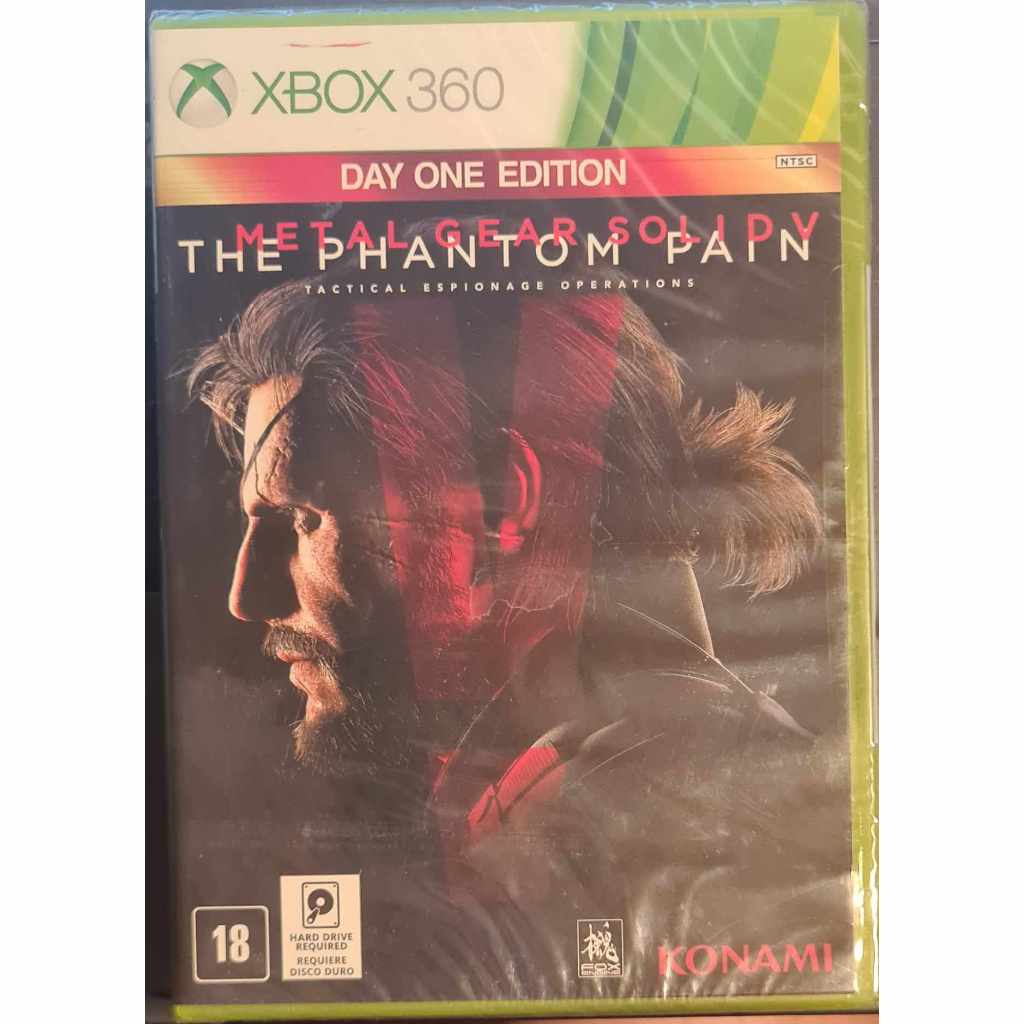 Metal Gear Solid V The Phantom Pain Day One Edition XBOX 360 - Original - Mídia Física (Lacrado)