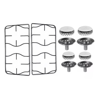 Queimador + Espalhador Alumínio + Grelha Esmaltec Agata 4 Bocas em Oferta na Shopee