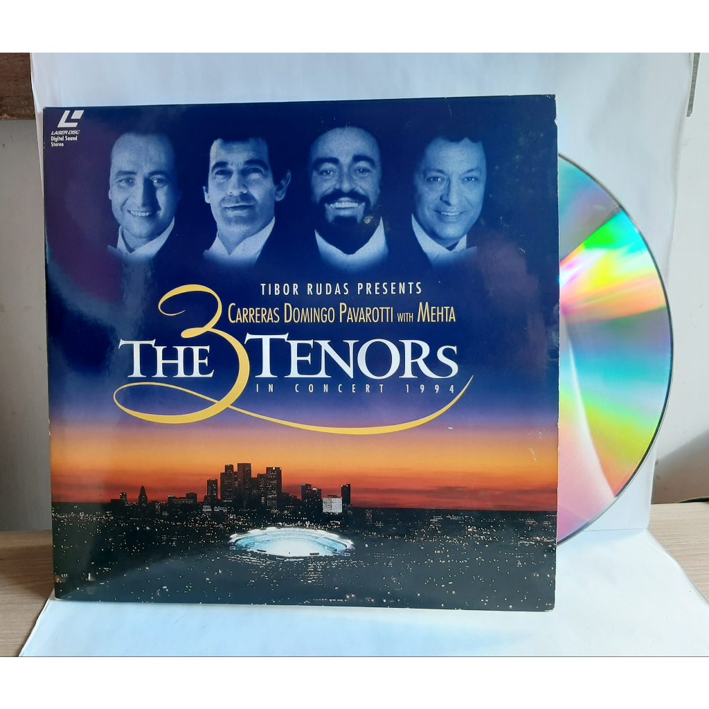 Ld Laser Disc The  3 Tenors in Concert 1994 - Carreras Domingo Pavarotti