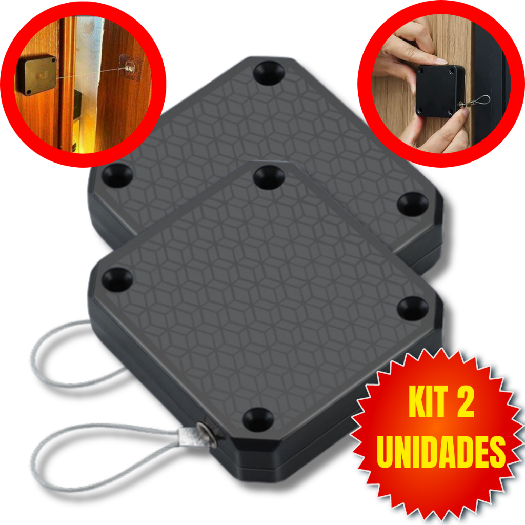 Kit 2 Mola Aérea para Fechamento Automático de Porta com Cabo Retrátil em Oferta na Shopee