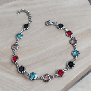 Pulseira Feminina Aço Inoxidável Com Pedrinhas em Oferta na Shopee