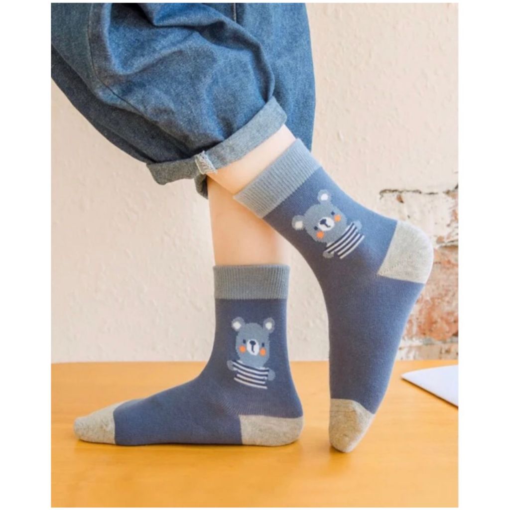 Kit com 18 Pares Meias Infantil com algodão MEININO