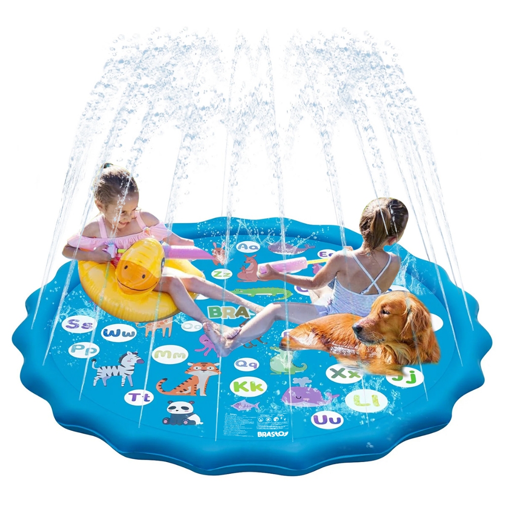 Brastoy Splash Sprinkler Pad Piscina Chafariz Infantil 170cm