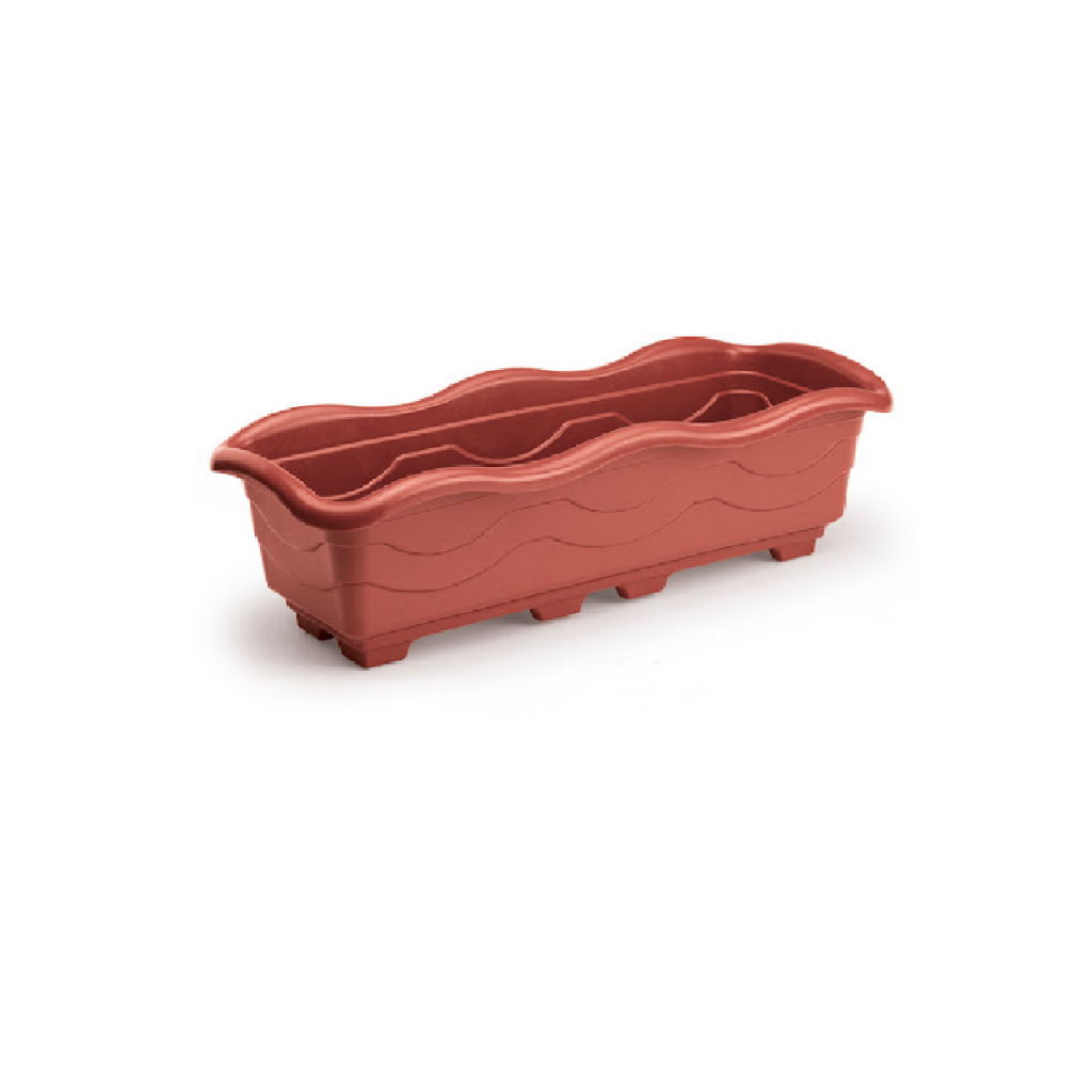 Jardineira Plástica 37cm Terracota 3,5 Litros