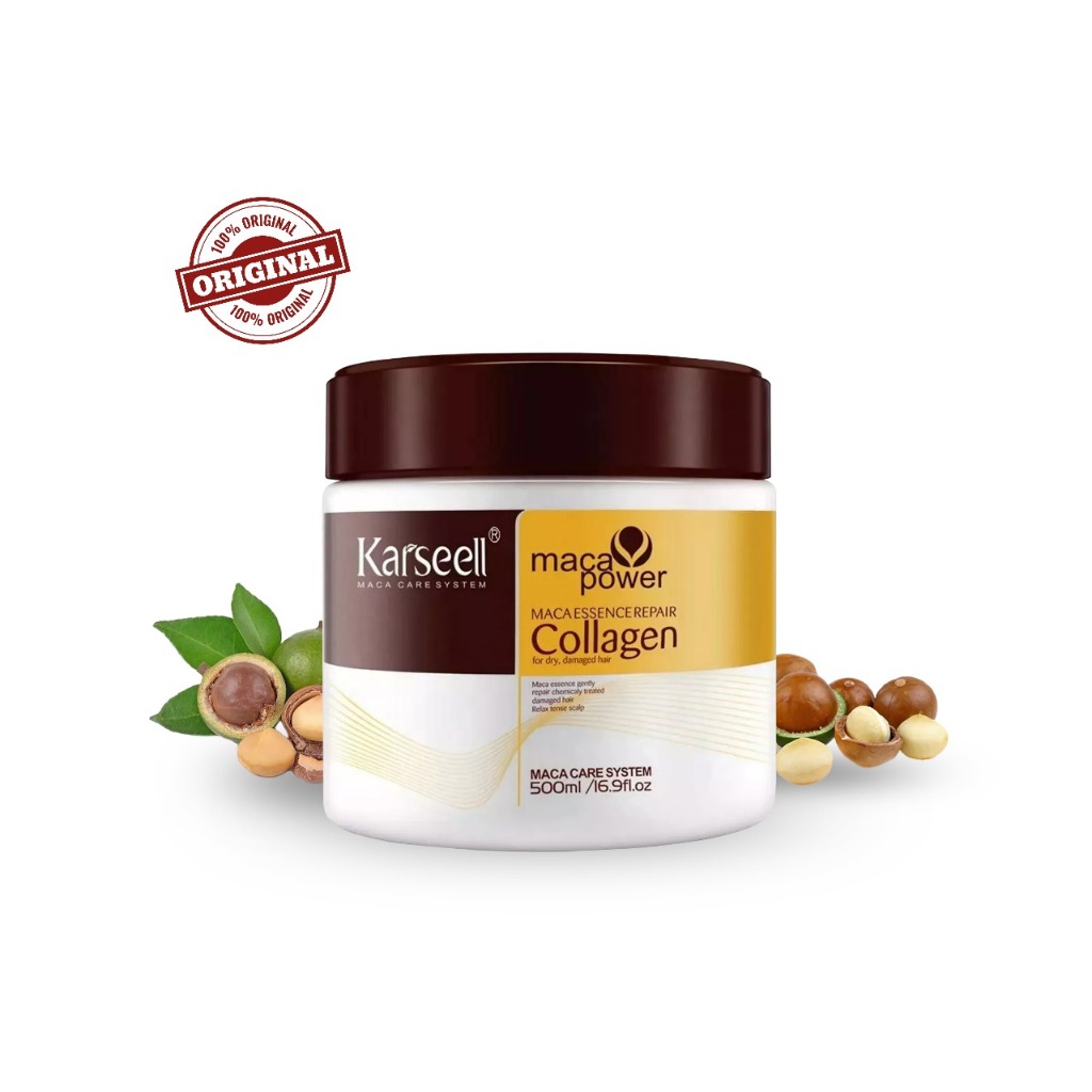 Máscara Karseell Collagen Original 500g | Hidratação Profunda, Reconstrução e Brilho Imediato