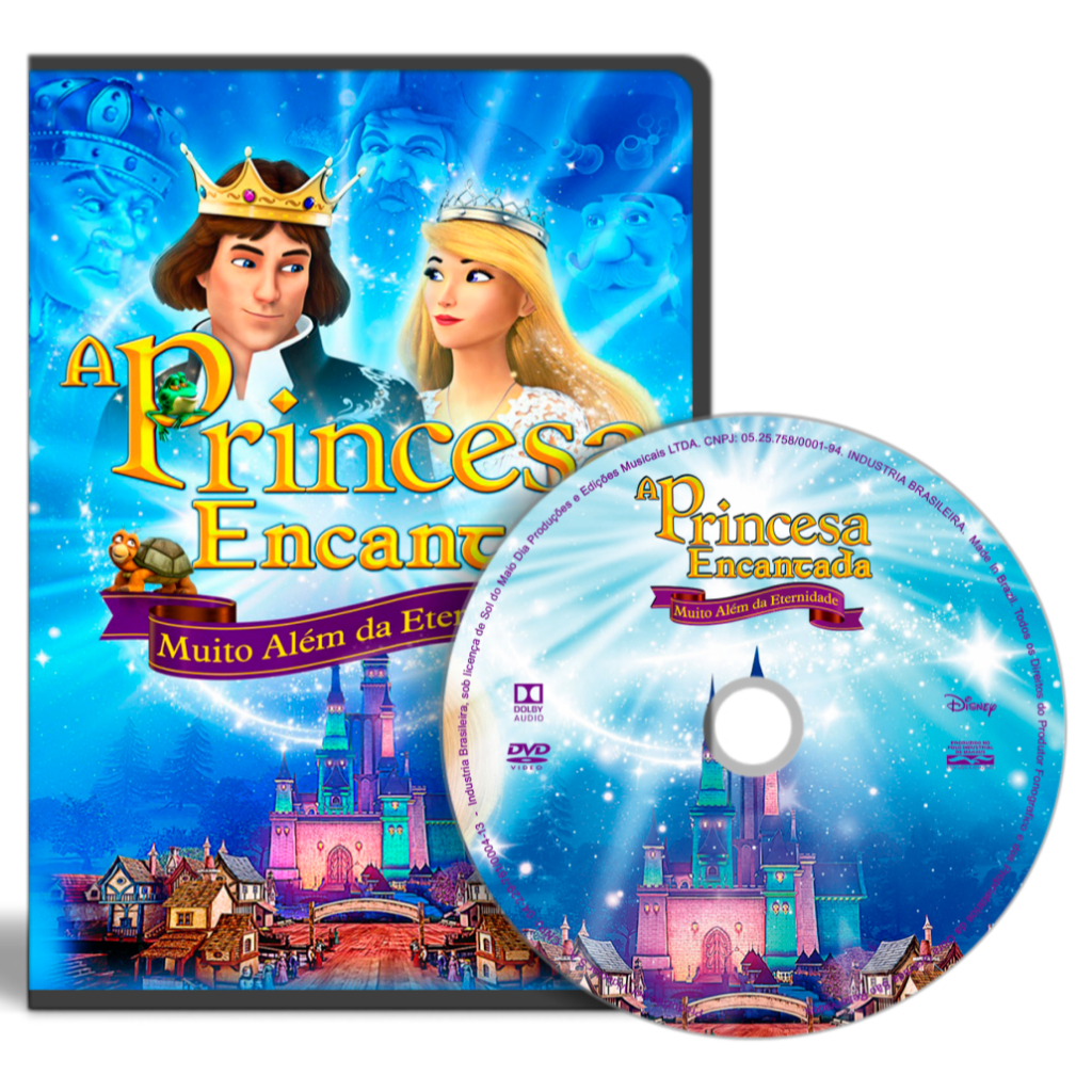 DVD - A Princesa Encantada Muito Além da Eternidade (2024) (Dublado e Legendado)