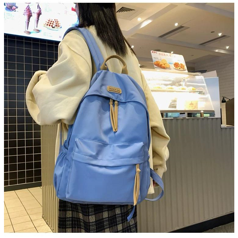 Mochila Feminina Escolar Universitária De Viagem Moda Casual Unissex X008 X009 LING em Oferta na Shopee