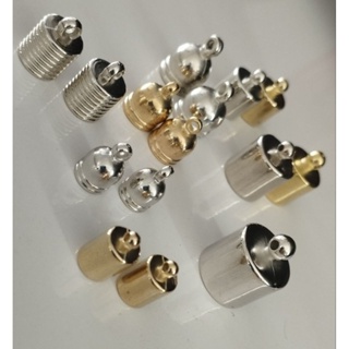 Terminal ponteira de abs copinho para montagem de colares ,lembrancinhas e outros acessórios. em Oferta na Shopee