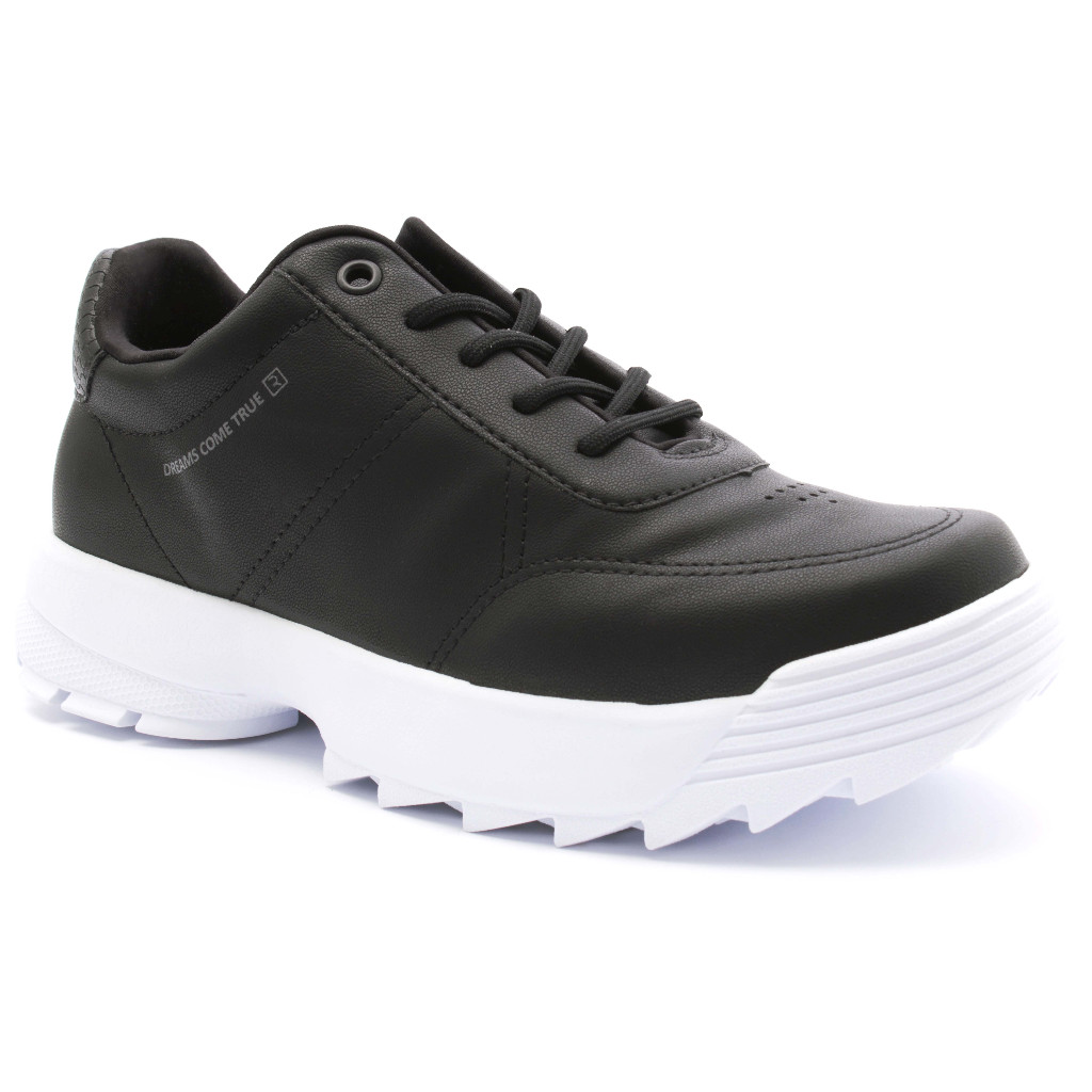 Tênis Ramarim Feminino Chunky Dad Sneaker Fashion Dreams Preto Branco 2375221-CV3