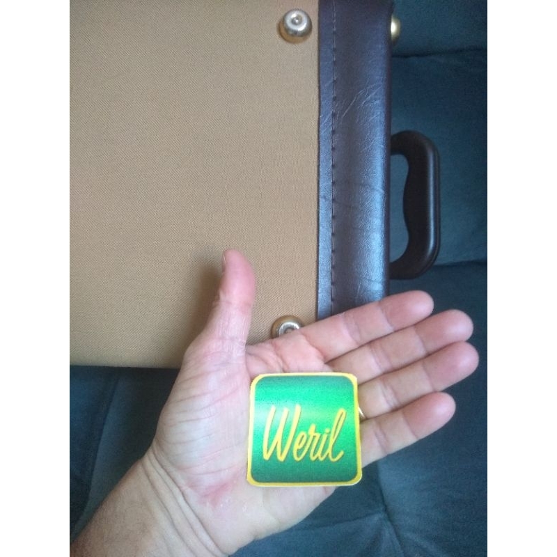 Logo Weril Termocolante  6m Para Case e estojo, para todo tipo de tecidos
