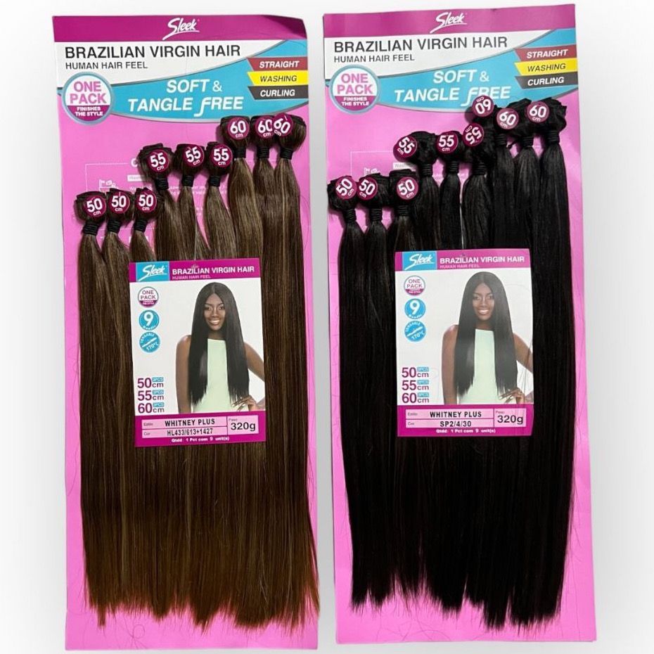 WHITNEY PLUS - SLEEK - CABELO BIO VEGETAL - 320 gramas