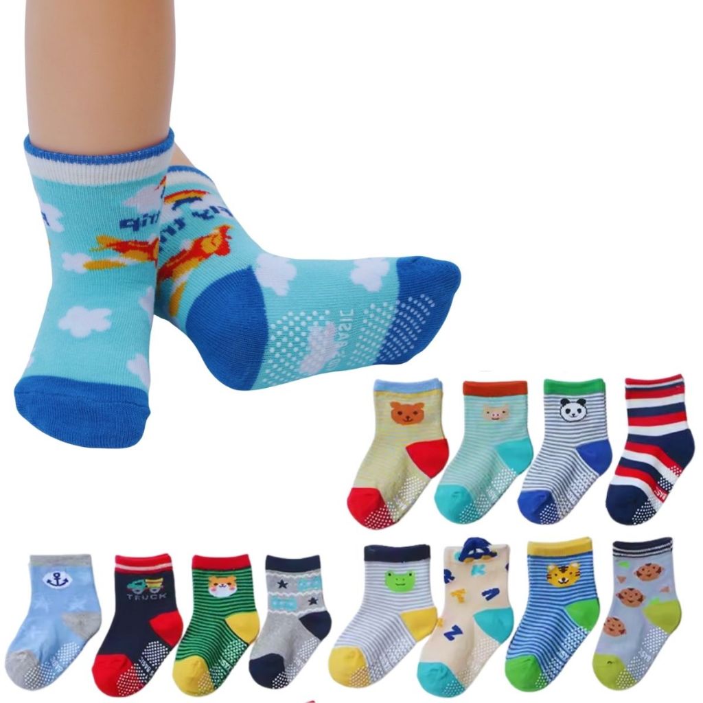 Kit Meia Bebê e Infantil Menino Masculino Kit 03, 06 ou 12 Pares Cores Sortidas