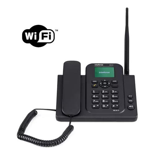 Telefone Fixo 4g Rural Fazenda Com Roteador Wifi Intelbras