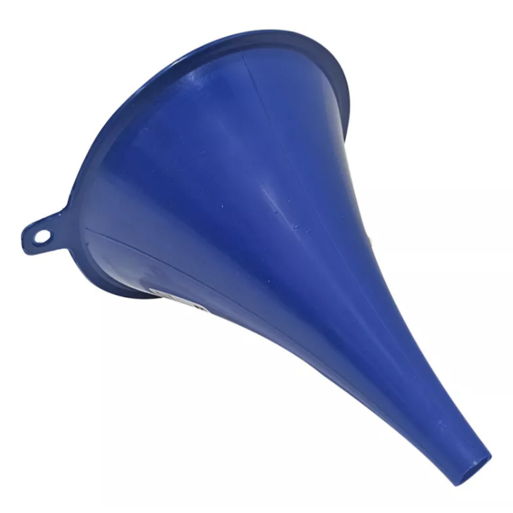 Mini funil de plastico 12cm