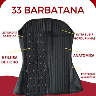 Cinta MODELADORA  REDUTORA 33 barbatana  Lipo Pos CIRURGICA afina a cintura  de alta compressão em Oferta na Shopee