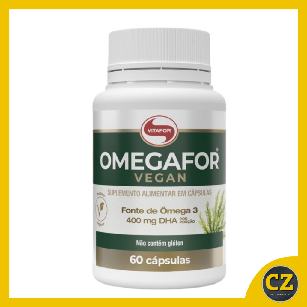 Omegafor Vegan (60 Cápsulas) - Vitafor em Oferta na Shopee