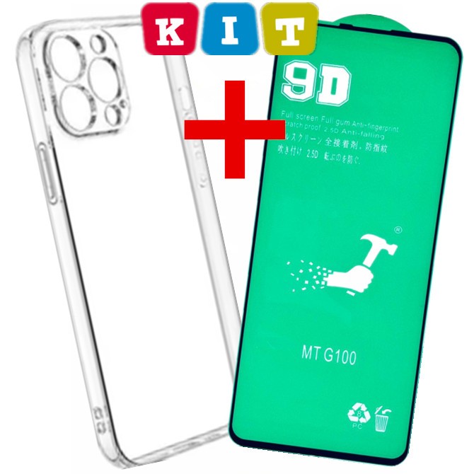 Capa Capinha Transparente + Pelicula de Ceramica 3D/9D Para Samsung Galaxy A04/ A04s/A04E/ A12/ A32(5G)/ A13/ A23/ A14