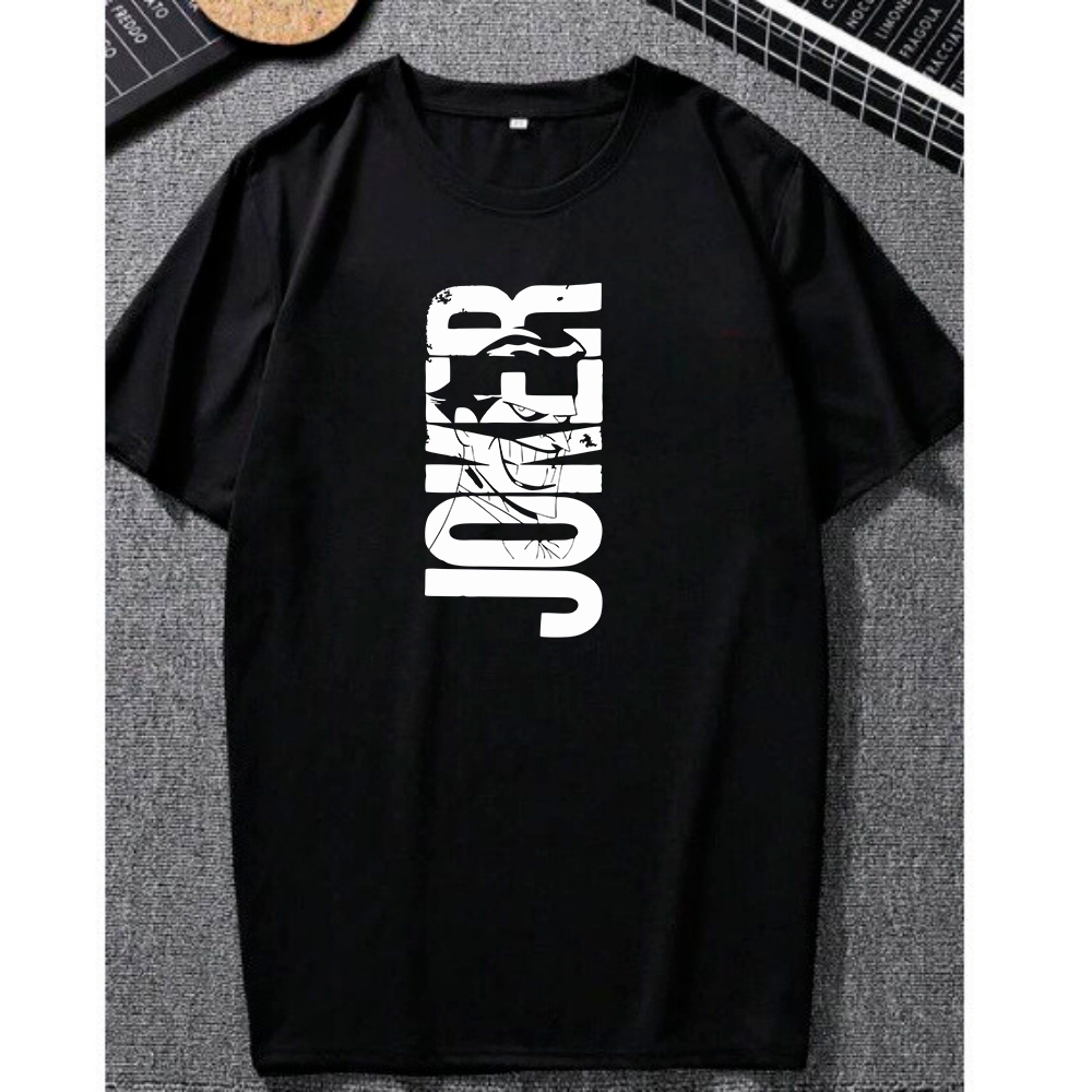 Camiseta Oversized Camisa Confortavel Joker Estilosa Coringa Estampada Streetwear Moda Varias Cores