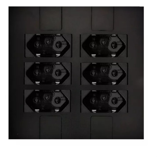 Conjunto 6 Tomadas 4x4 Preto Fosco Pluzie Modular em Oferta na Shopee